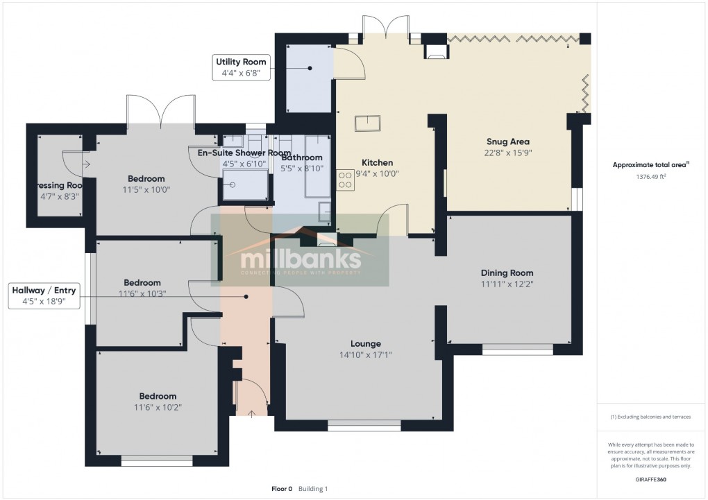 Floorplan for Chequers Lane, Great Ellingham, Attleborough, Norfolk, NR17 1HR