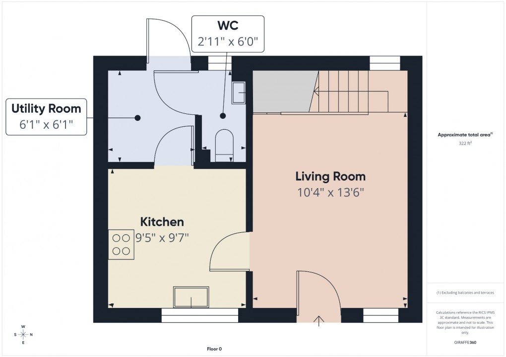 Floorplan for The Old Dairy Mews, East Harling, Norwich, Norfolk, NR16 2TR