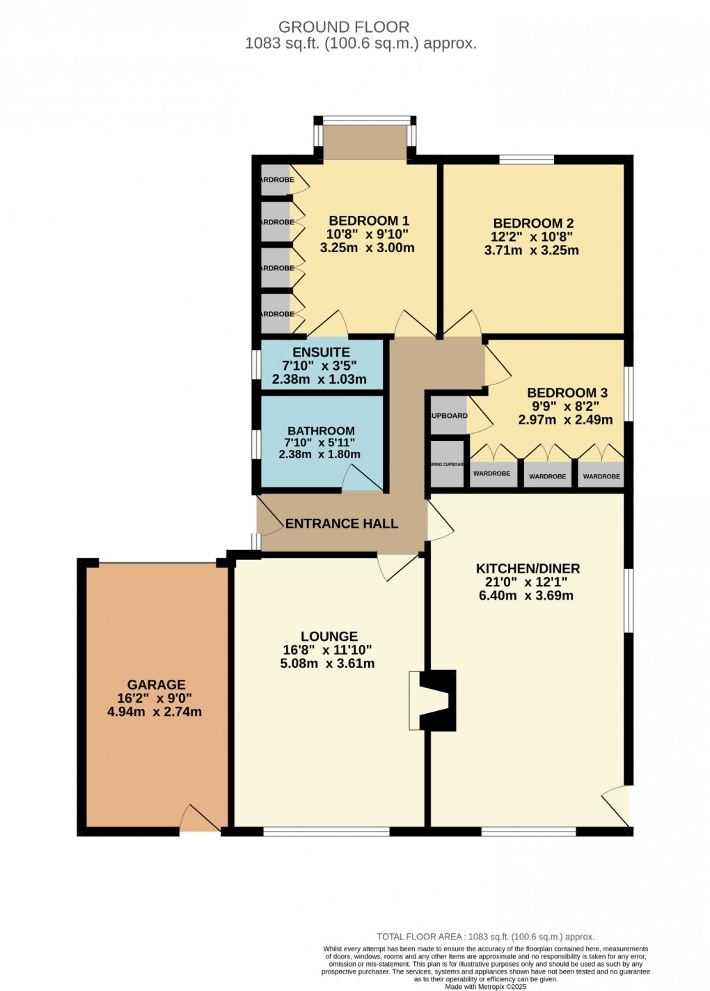 Floorplan for Kenan Drive, Attleborough, Norfolk, NR17 2RJ