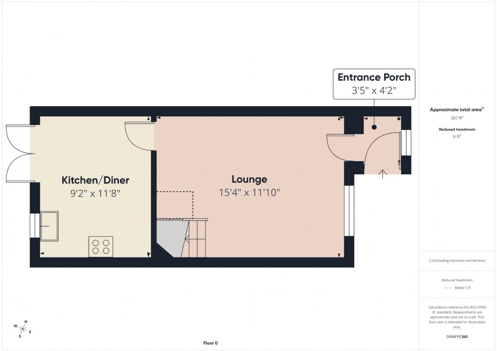 Floorplan for Elizabeth Close, Attleborough, Norfolk, NR17 1QJ