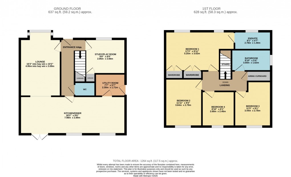 Floorplan for Windsor Court, Diss, Norfolk, IP22 4UG