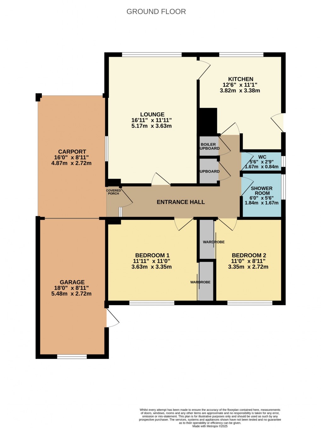 Floorplan for Poplar Way, Attleborough, Norfolk, NR17 2JR