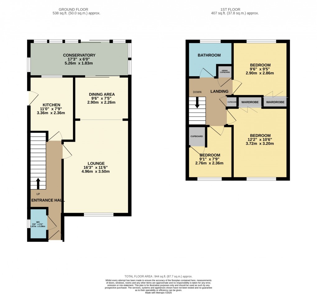 Floorplan for Edenside Drive, Attleborough, Norfolk, NR17 2EL