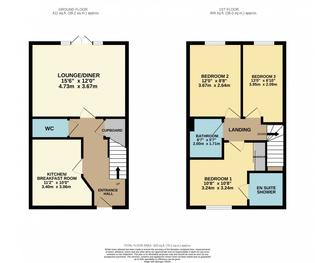 Floorplan for Red Admiral Way, Attleborough, Norfolk, NR17 1GH
