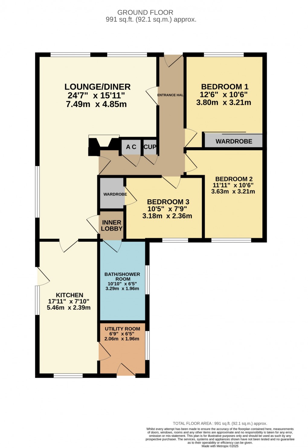 Floorplan for White Hart Street, East Harling, Norwich, Norfolk, NR16