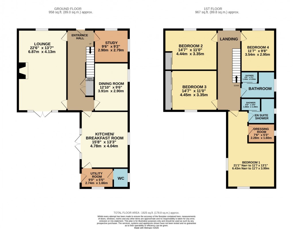 Floorplan for White House Lane, Besthorpe, Attleborough NR17 2PB