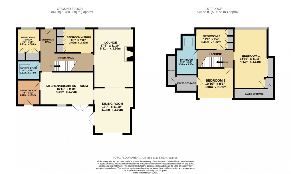Floorplan for West Harling Road, East Harling, Norwich, Norfolk, NR16 2NP