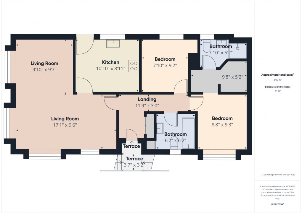 Floorplan for Appletree Close, Attleborough, Norfolk, NR17 2LU