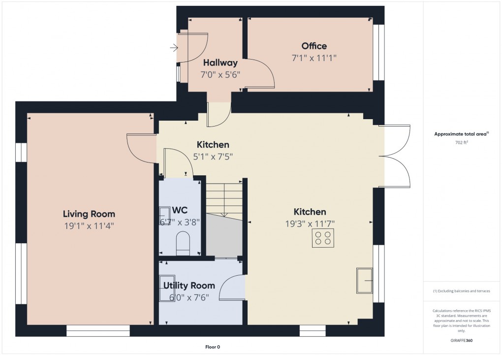 Floorplan for Mount Pleasant Drive, East Harling, Norwich, Norfolk, NR16 2GB