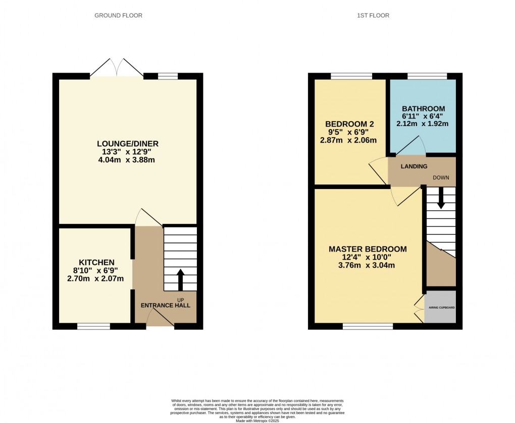 Floorplan for Yew Tree Road, Attleborough, Norfolk, NR17 2RD
