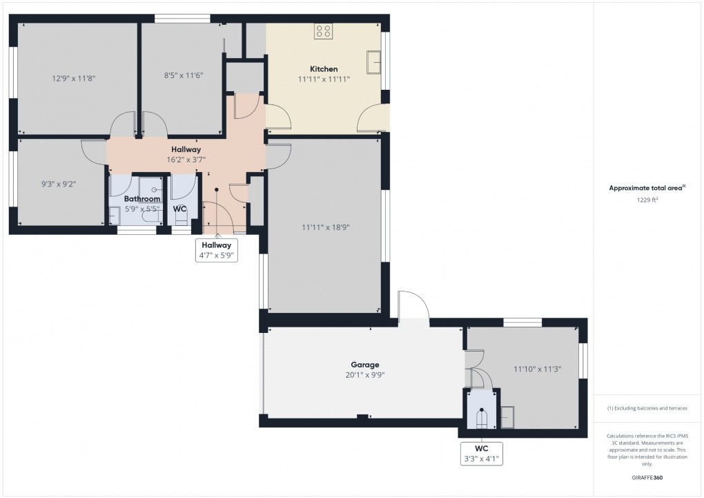 Floorplan for Haugh Road, Banham, Norwich, Norfolk, NR16 2DE
