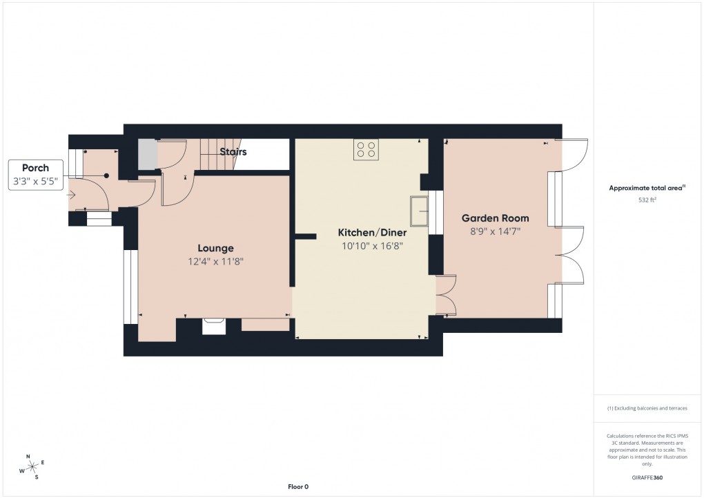 Floorplan for Rectory Lane, Great Ellingham, Attleborough, Norfolk, NR17 1LD