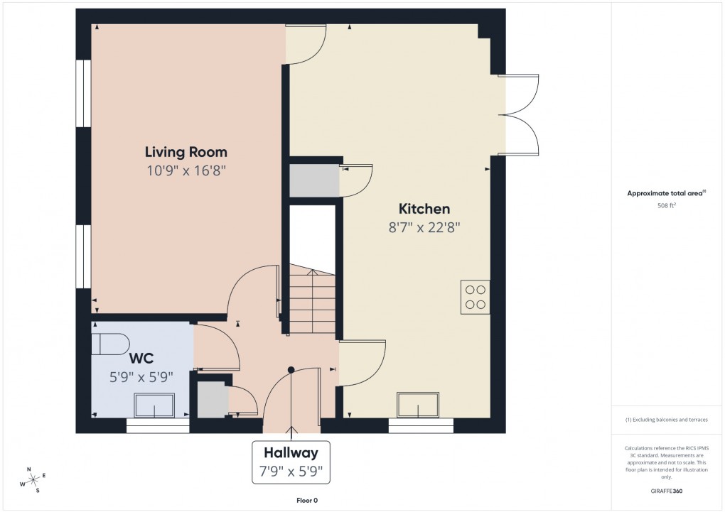 Floorplan for Bryony Way, Attleborough, Norfolk, NR17 1QL