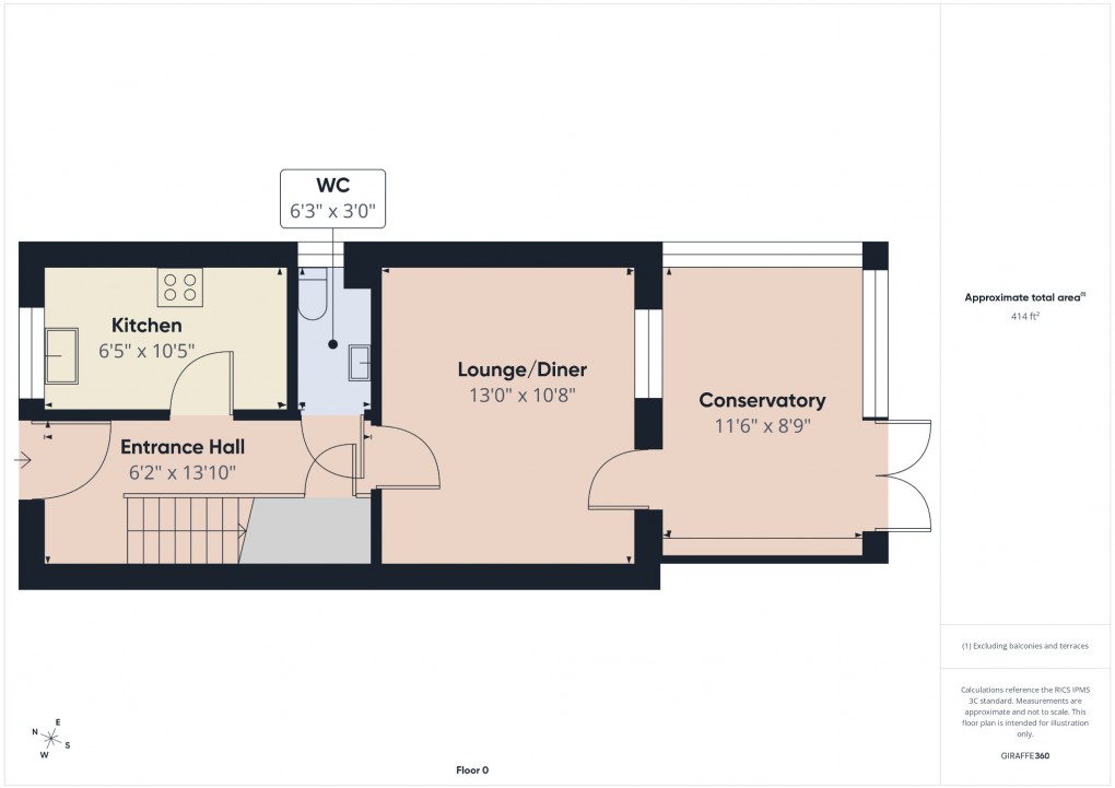 Floorplan for Cyprus Farm Loke, Attleborough, Norfolk, NR17 2FE