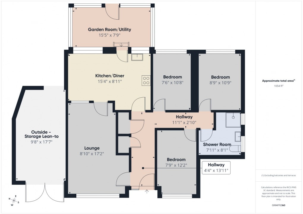 Floorplan for Dereham Road, Hingham, Norwich, Norfolk, NR9 4HH