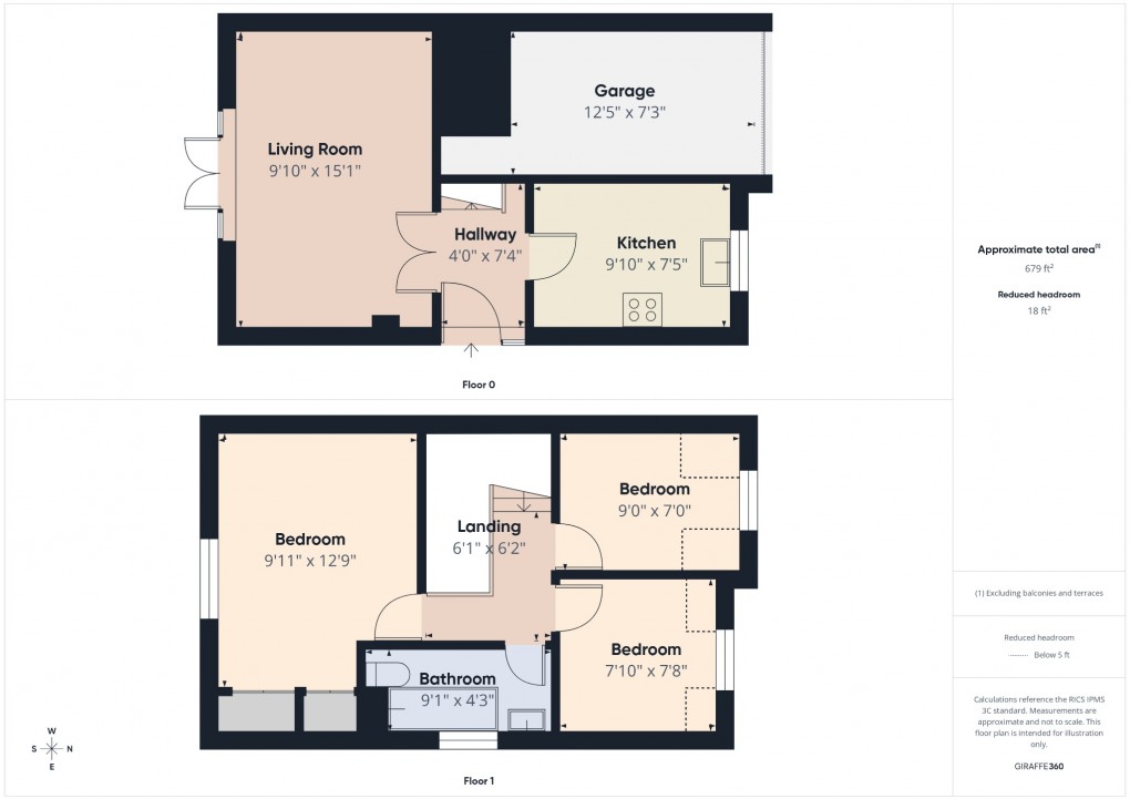 Floorplan for Yew Tree Road, Attleborough, Norfolk, NR17 2RD