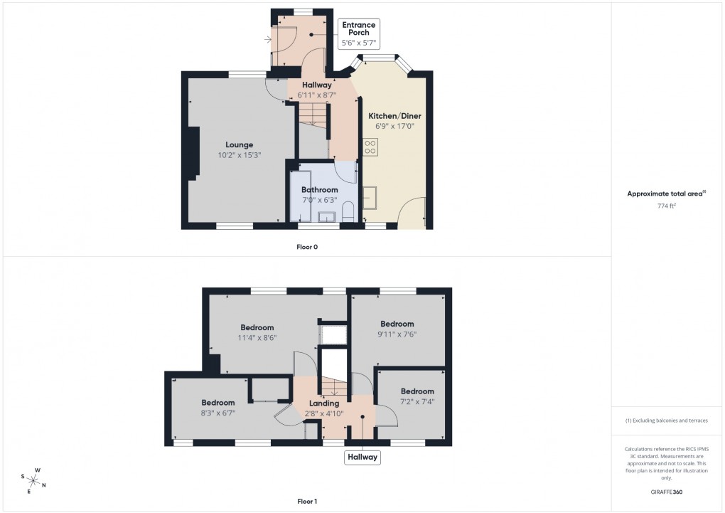 Floorplan for Leys Lane, Attleborough, Norfolk, NR17 2JB