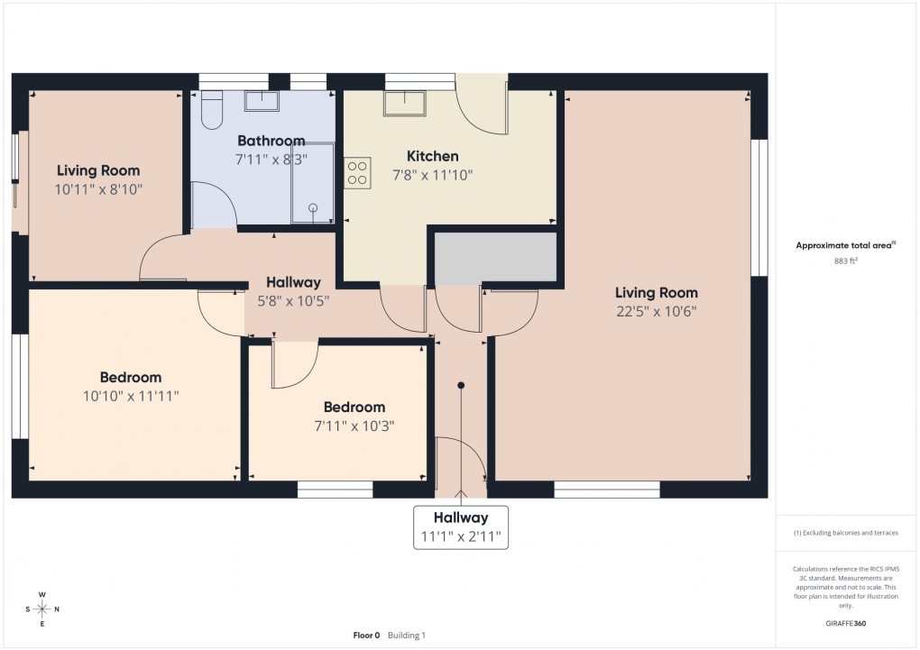 Floorplan for Atling Way, Attleborough, Norfolk, NR17 2NS