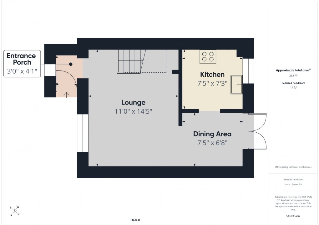 Floorplan for Yew Tree Road, Attleborough, Norfolk, NR17 2RD
