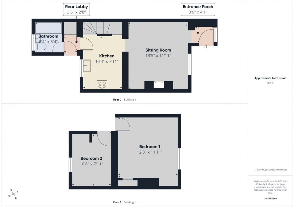 Floorplan for The Street, Rockland All Saints, Attleborough, Norfolk, NR17 1TP