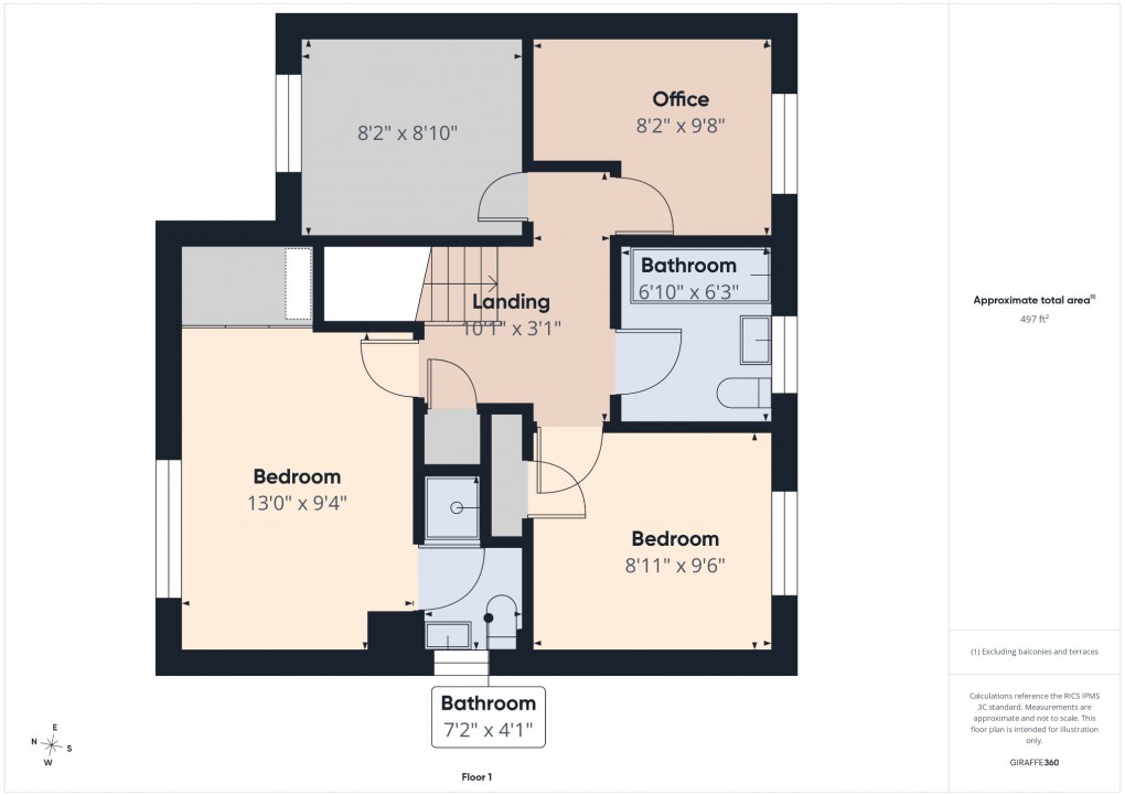 Floorplan for Bayfield, Attleborough, Norfolk, NR17 2RG