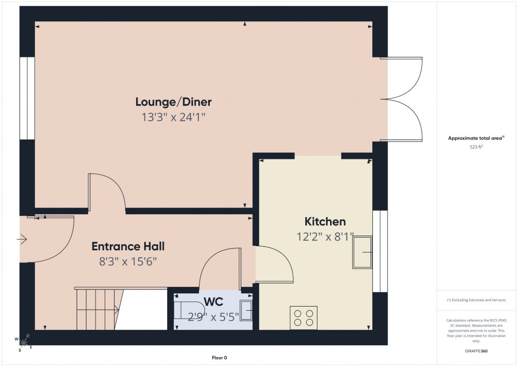 Floorplan for Buckenham Road, Attleborough, Norfolk, NR17 1NQ