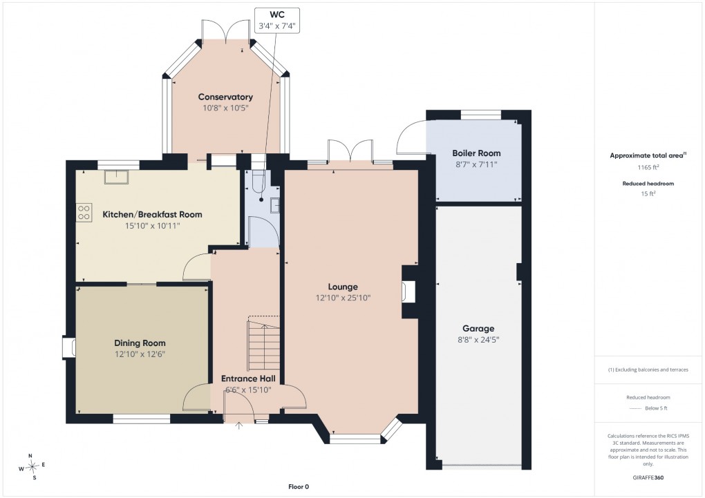 Floorplan for Hardingham Street, Hingham, Norwich, Norfolk, NR9 4JB