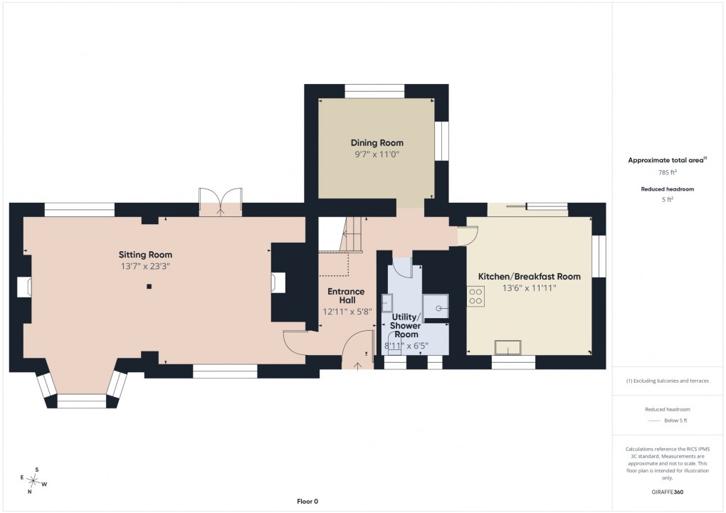 Floorplan for Deopham Road Morley St. Botolph Wymondham NR18 9AA